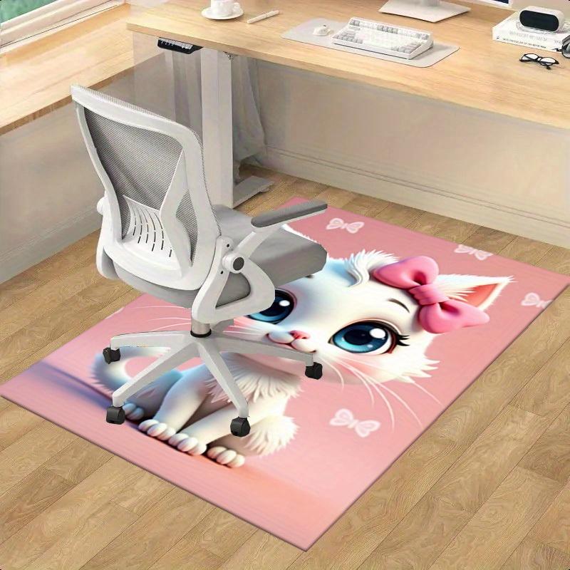 

1pc,Cute Kitten Rug - Perfect for Home Decor, Office Carpet, Chair Cover, Outdoor Use, Gift IdeaL074 60cm by 90cm