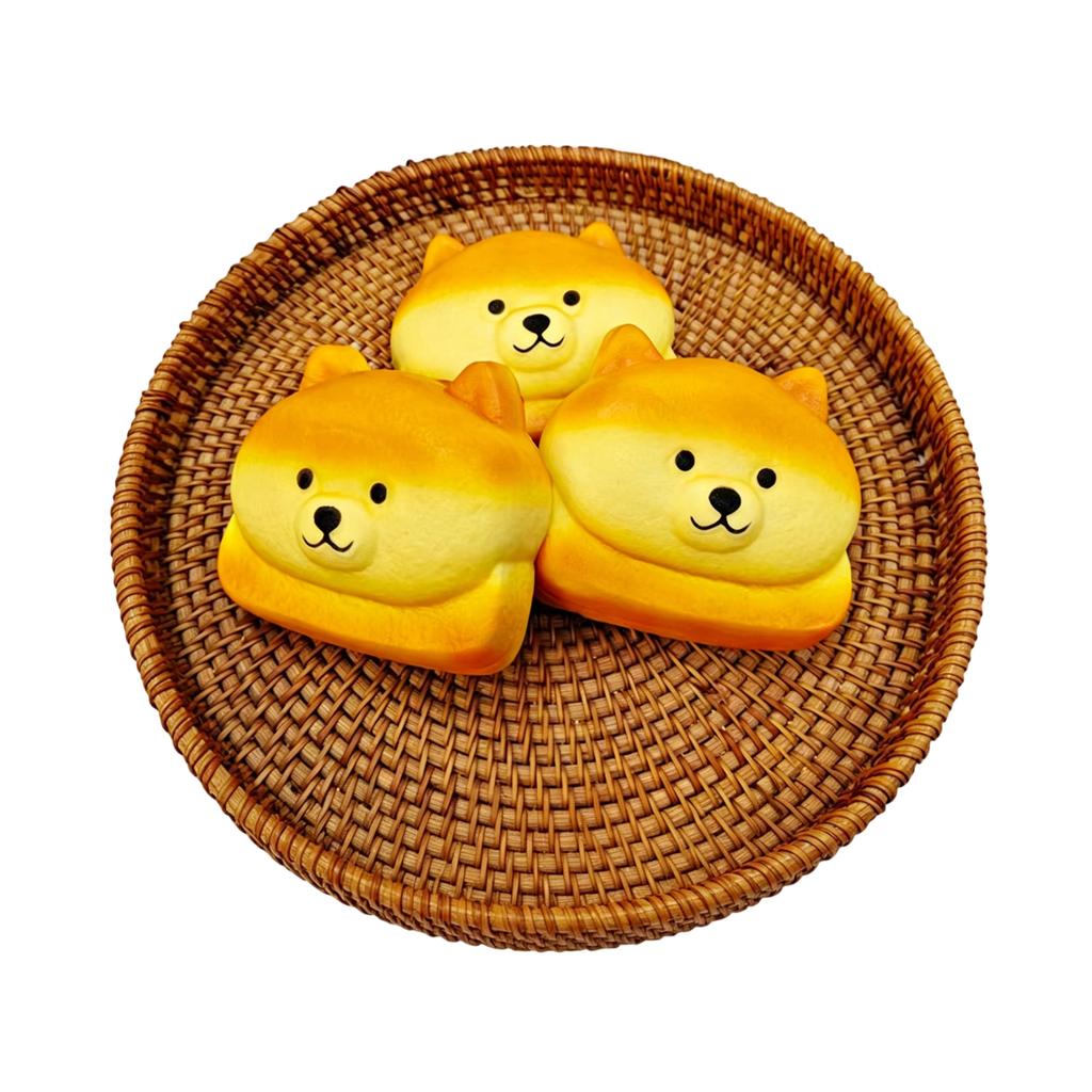 Squishy Bread Toy Slow Rising Stress Relief Squeeze Toy Soft PU Foam Simulation Bakery Pastry Model for Kids and Adults