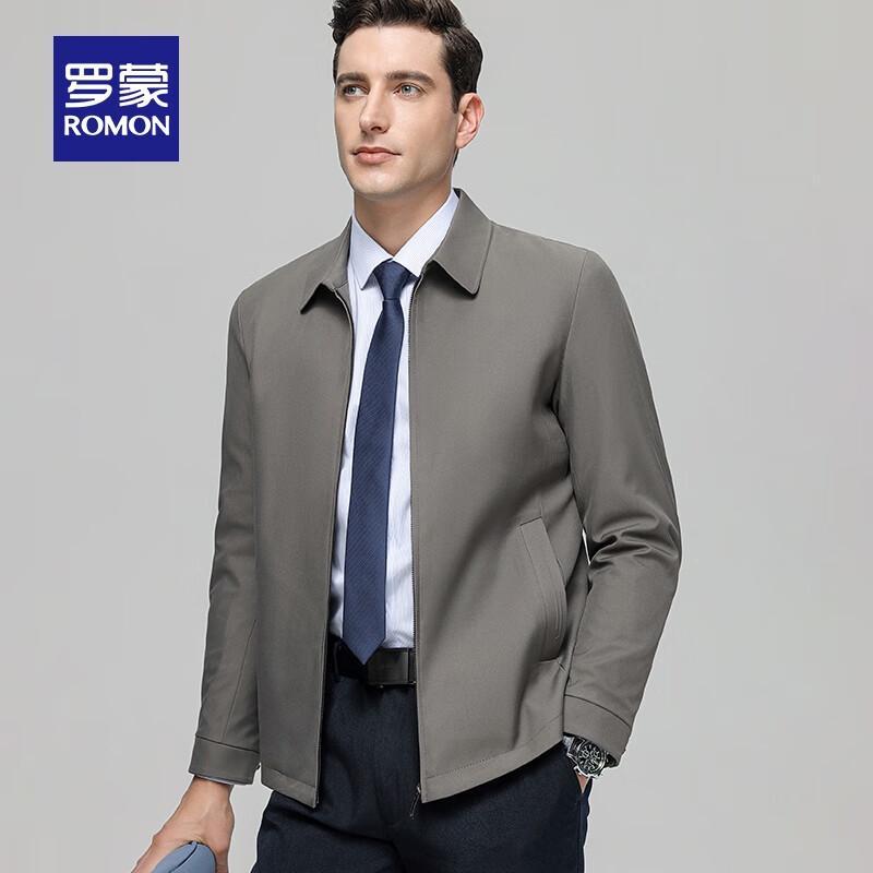 ROMON Men's Business Casual Lapel Jacket