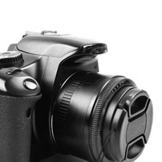 Universal Camera Lens Impact Resistant Simple Cap Protector Installation Snap-on Front Lens Cover