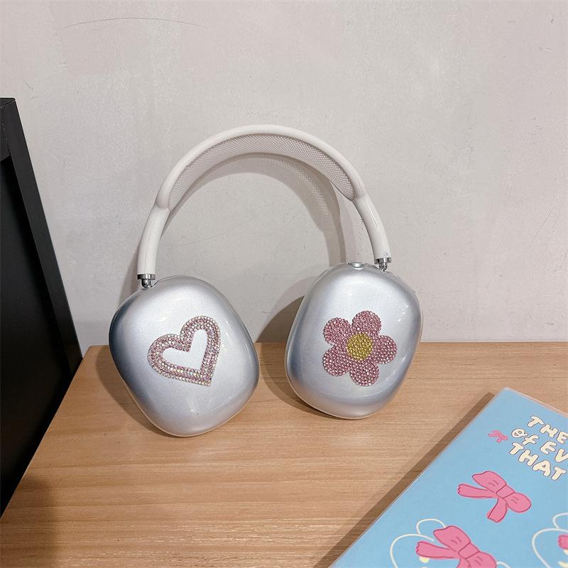 Love Flower for Apple AirPods Max Protective Case Headphone Protective Case AirPods Cute