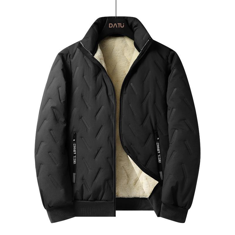 Winter Cotton-padded Clothes Men's Hooded Casual Loose Warm Cotton-padded Clothes Men's Piled and Thickened Cotton-padded Jackets Middle-aged