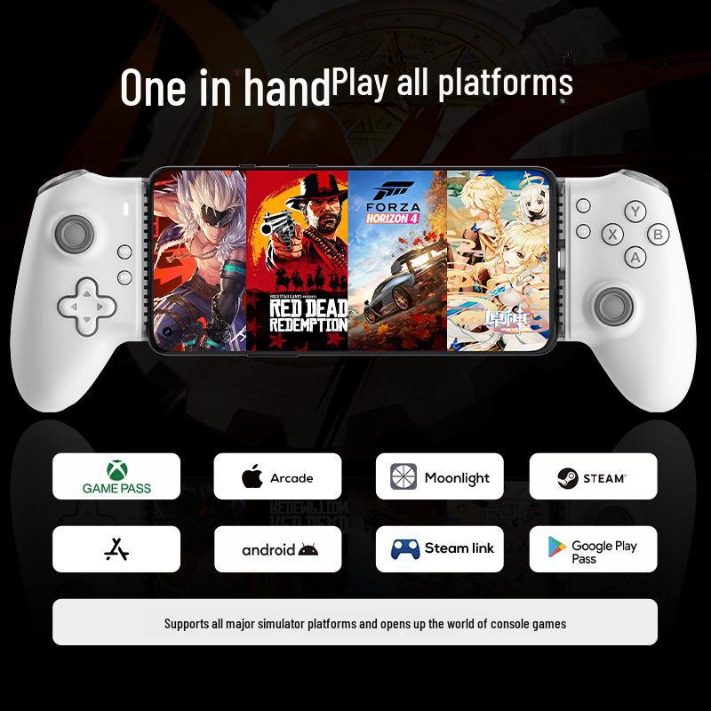 MEMO S3 - Mando de juegos extensible de doble cara para dispositivos móviles con conexión tipo C