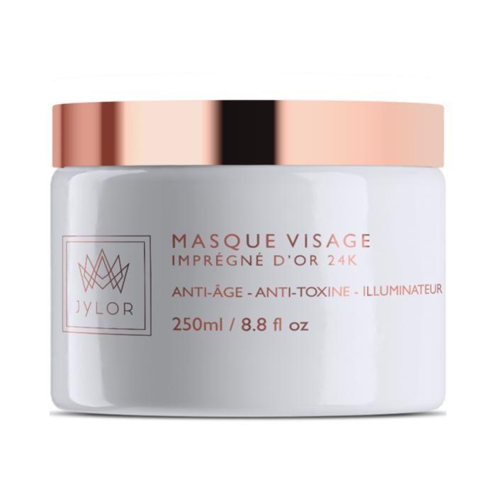 Masque Visage Imprégné D'or 24K