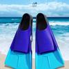 Silicone Swim Fins Adult Kids Snorkels Fins Travel Size Flippers Swim Training Fins