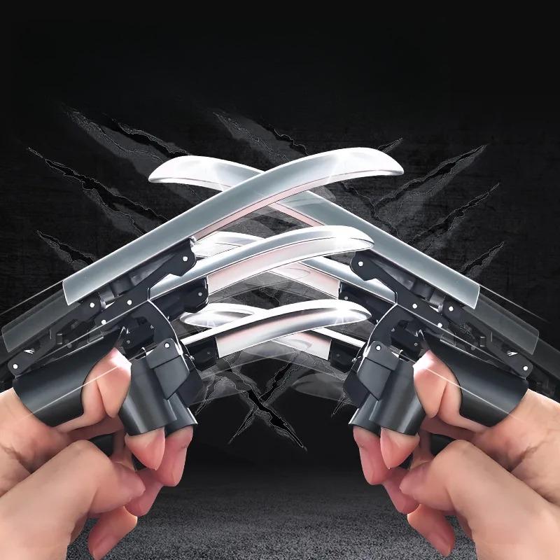 Folding Finger Telescopic Wolf Claw Multifunctional Mechanical Finger Cool Fingertip Creative Decompression Toy Christmas Gift