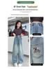 Girls' Loose Wide-Leg Jeans - Spring/Autumn 2025 Fashionable Children's Trousers
