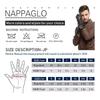 Used [Nappaglo] Men's Short Genuine Leather Sheep Leather Fingerless Summer Spring Autumn Commuting School Exercise Driving Motorcycle Gloves Gloves
