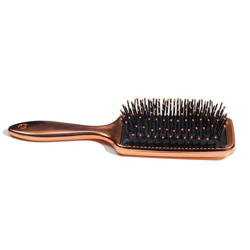 

Щетка для волос Paddle Hair Brush Detangling Hairbrush Massage Comb Scalpe Styleing Tool для женщин, мужчин, прямых, вьющихся, волнистых, сухих, влажных, густых, тонких волос розового золота