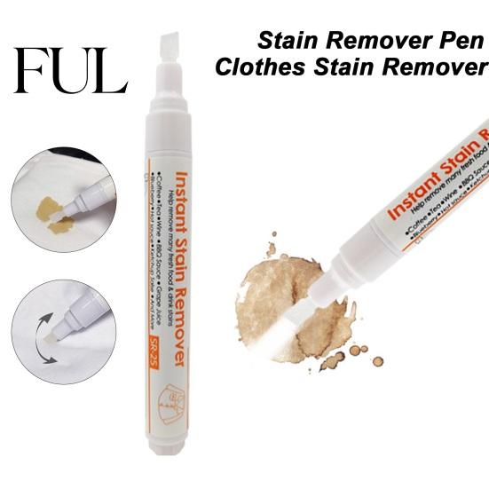 Portable Stain Remover Pen Eco-friendly No Odor Effective Safe to Clothes Use Compact Size Fabric Bleach Bleach-free