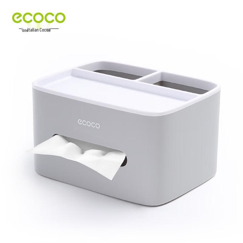 ecoco E2009 Adhesive Wall-Mount Tissue Box