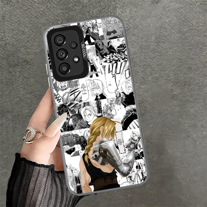 F-ullmetal A-Alchemist Anime Shockproof Phone Case for Samsung A17 A16 A15 A14 A37 A57 A36 A56 A26 A35 A55 A25 A34 A54 A24 A13 A