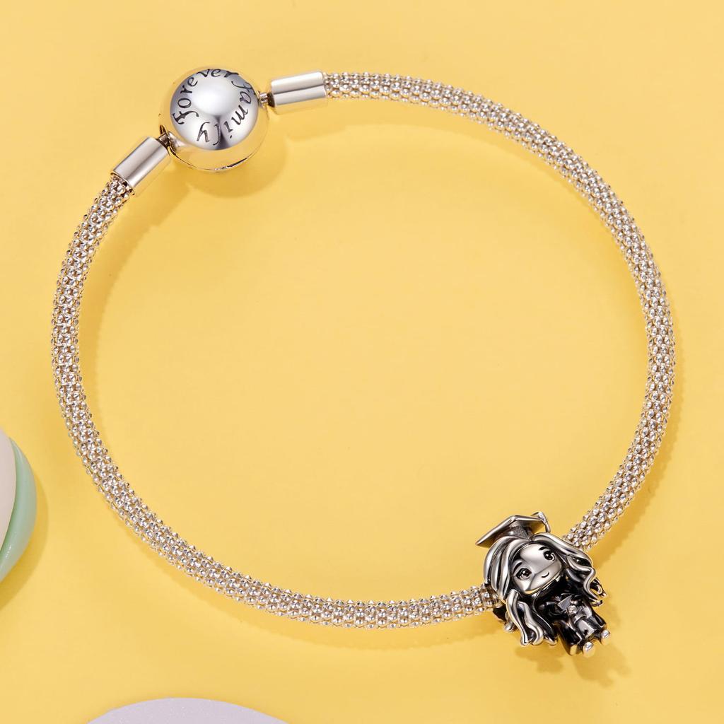 Silver Charm GRADUATE Silver 925 Bead Beads