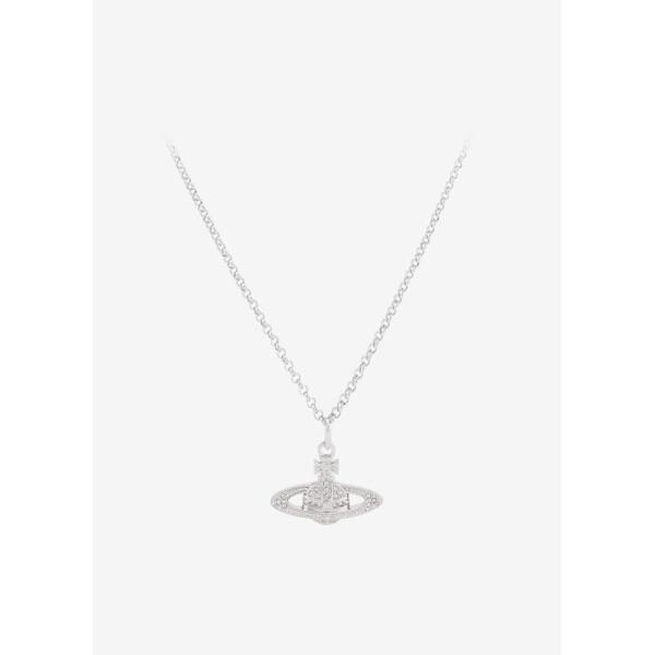 Vivienne WeStwood Women S Mini Bath Relief Silver Necklace 63020086 P116