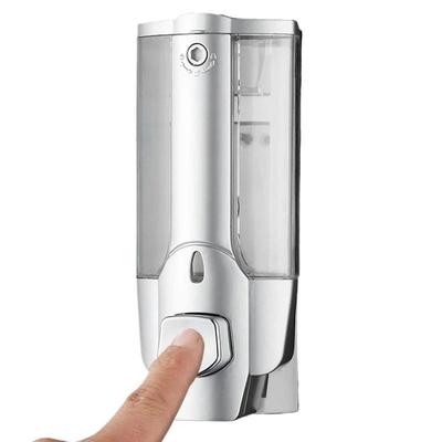 Silver Single Head Soap Dispenser Shower Gel Box Home Bathroom Public Toilet Use Manual Soap Dispenser