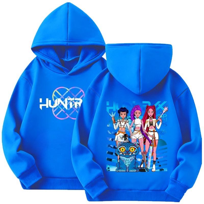 WowClassic Cartoon Perifeer Patroon Print Kinderen Meisje Zacht Comfortabel Schattig Winter Warm Hoodie 120cm