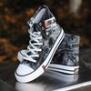 Men High Top Canvas Shoes High Quality Trend Denim Board Fad Breathable Casual Sneakers Zapatillas Hombre Comfortable