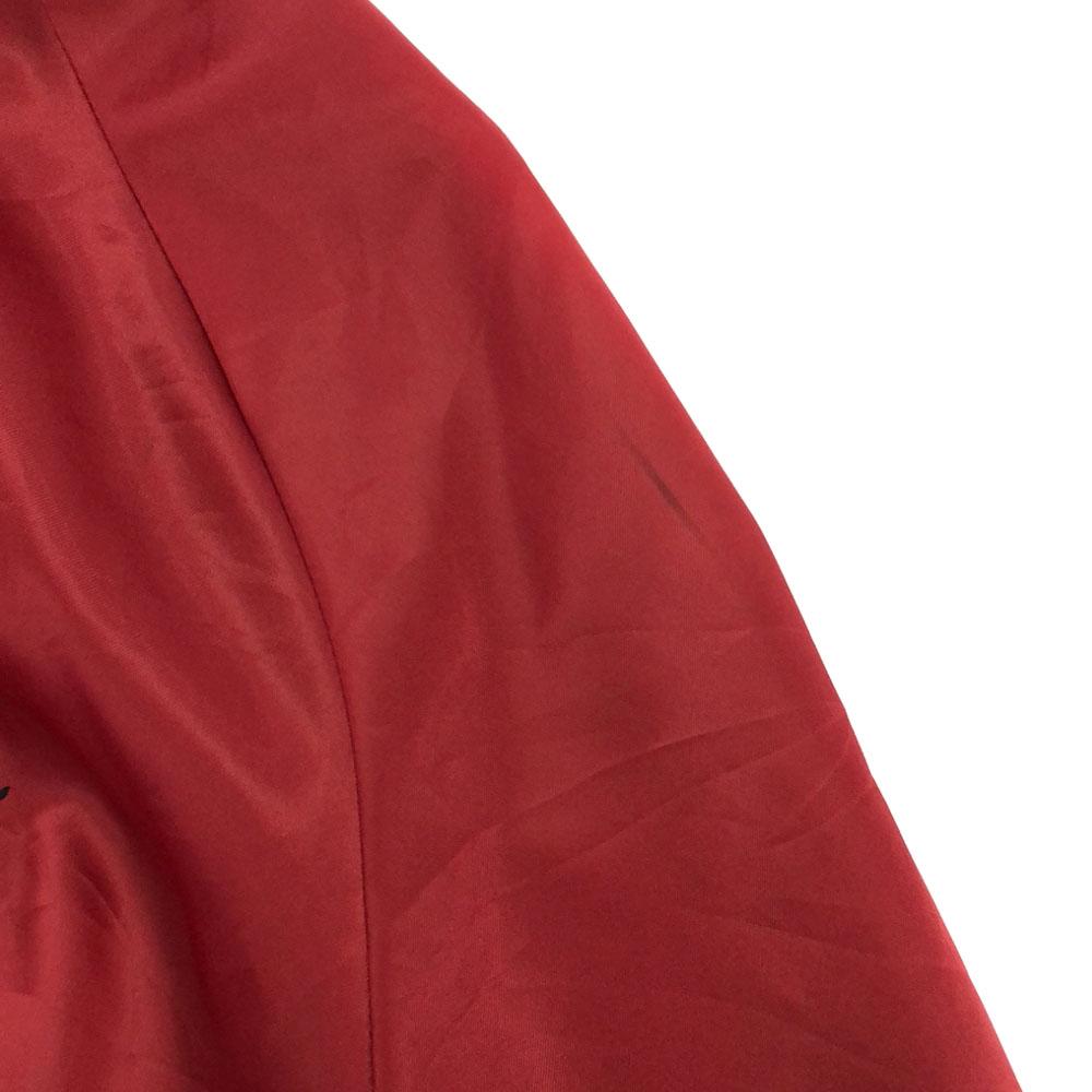 Pla-Jac 80s Made In USA Print Stajan XL Red Nylon Old Men's Used