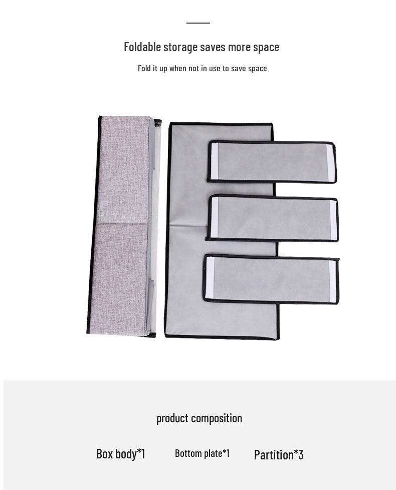 Blaue Ahorn Faltbare Transparente Stoffschuhaufbewahrungsbox mit Verdicktem Staubdichtem Design für Unterbettverwendung