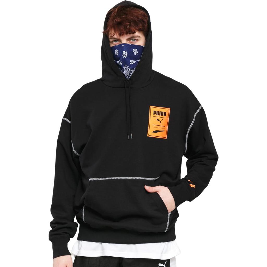 Puma ESS Sweatshirts Men's Black Hooded Moderate Regular 597886-01