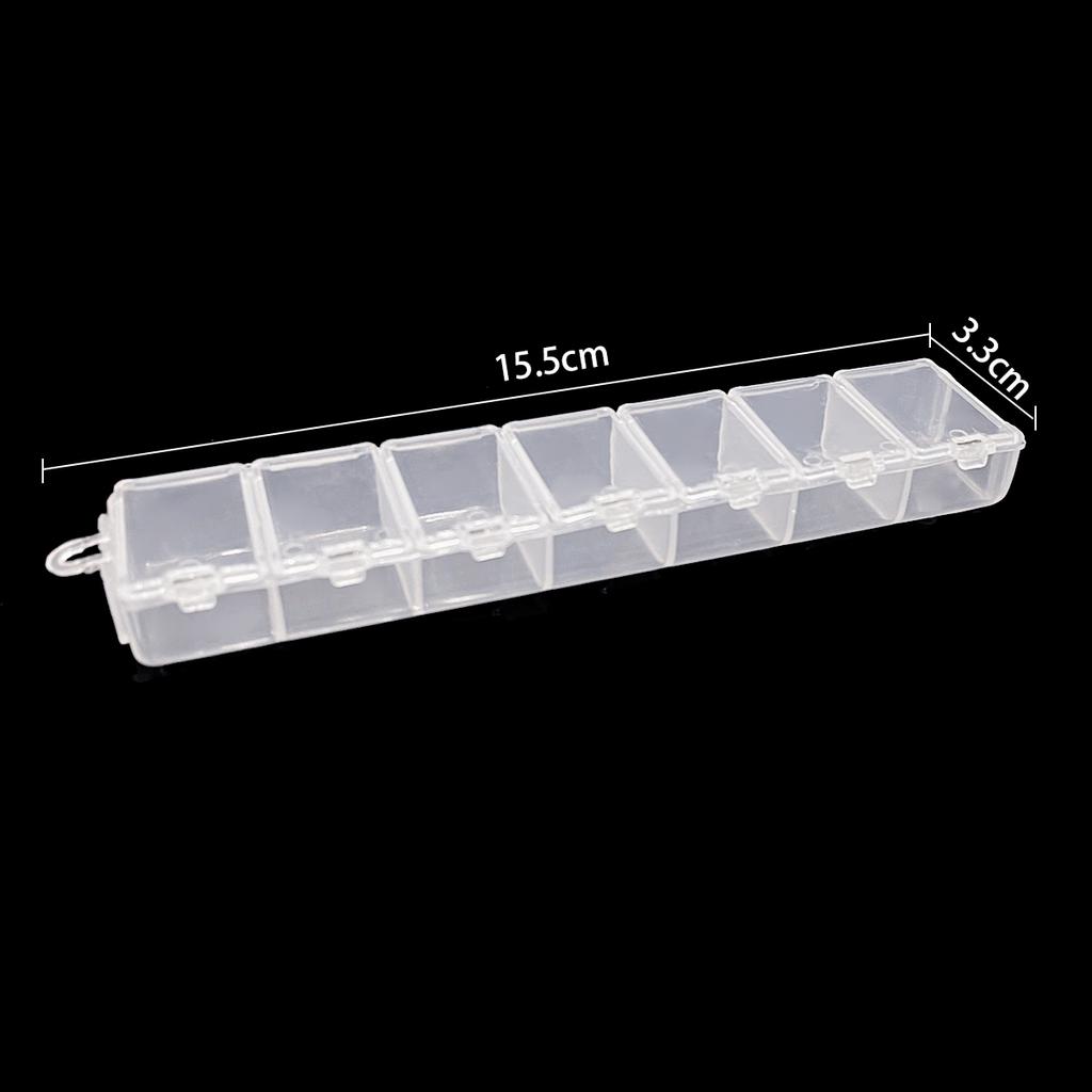 1Pc 6/8/10 Grid Plastic Pill Medicine Box Holder Storage Organizer Container Case Portable Waterproof Small Medicine Packing 040