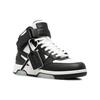 Off-White Out of Office Mid Black White Clear Sole Men Sneakers OMIA259C99LEA002-0110