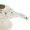 Shiny Vintage Metal Light Lamp Tabletop Accent Arabian Style