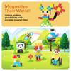 108 Magnetic Cube Building Magnetic Construction Building Blocks with Idea Educational Sensory Toy for School PicassoTiles PMC108 Blocks, 1-Inch