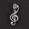 Accessories Lapel Brooch Concert Microphone Brooches Music Note Brooch Brooches Pin Enamel Pin