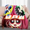 1PC The Powerpuff Girls printed blanket, all season lightweight home office outdoor nap multifunctional blanket A1