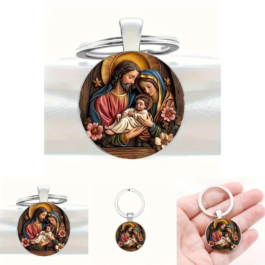 Klassischer runder Legierungs-Schlüsselanhänger mit Stil-Design für Jubiläumsgeschenk und Feier