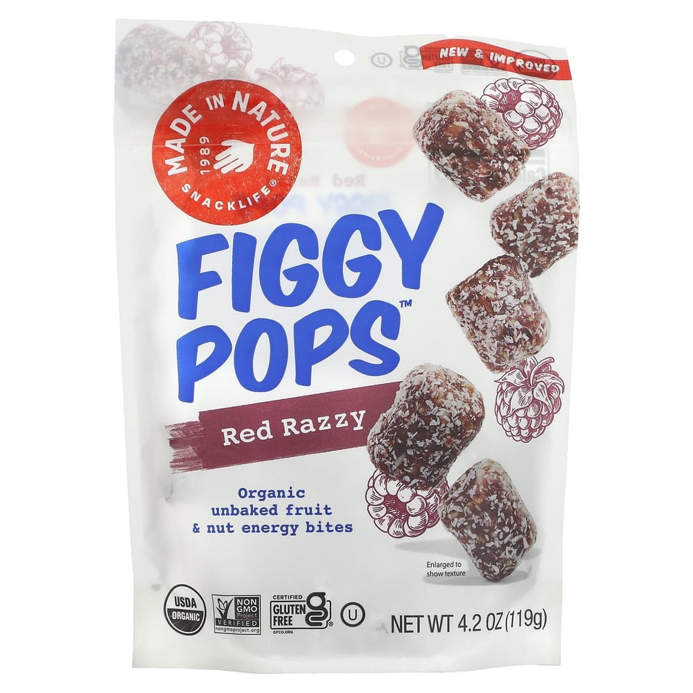 iHerb Made in Nature Figgy Pops Red Raspberry 119g (4.2 oz)