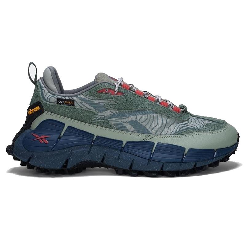 Reebok Zig Kinetica 2.5 Edge Vintage Green Astro Dust Unisex Sneakers Trek-Green 100074670
