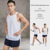 Chaleco de Fitness sin Mangas de Secado Rápido para Hombre - Talla Grande para Correr y Maratón