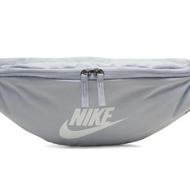 Nike Heritage Polyester Crossbody Bags Fanny Pack Regular Unisex Gray Casual BA5750-042