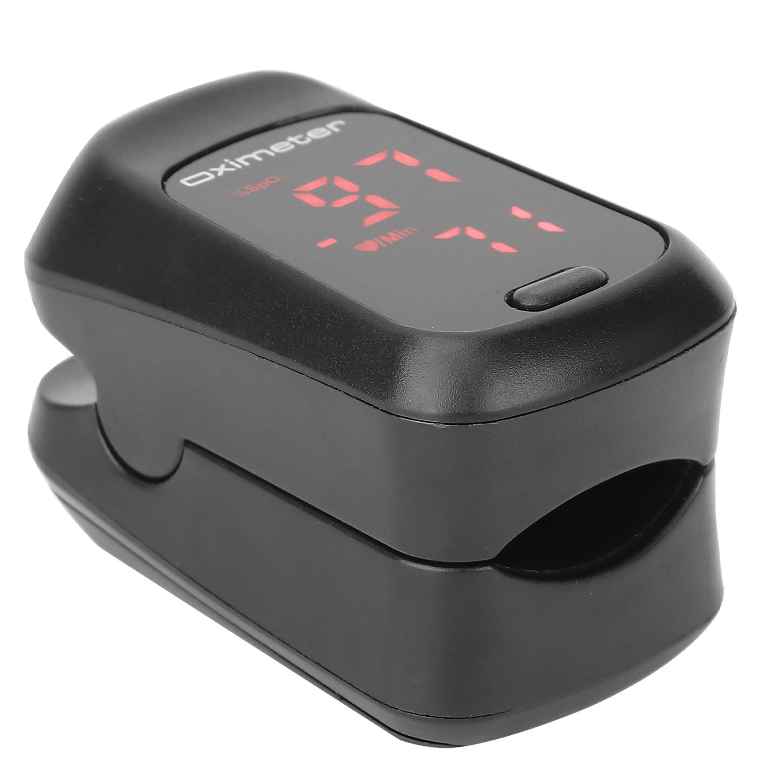 

Fingertip SpO2 Measure Oxygen Saturation Monitor Battery Powered OLED Finger Pulse Oximeter (черный)