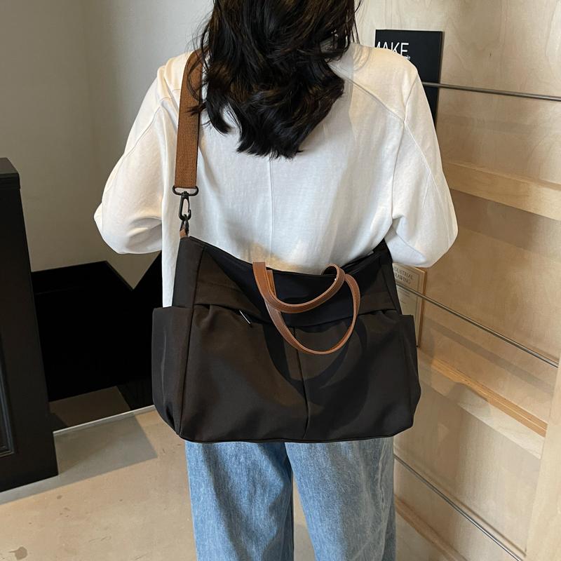 Fashion Women'S Bag Large Capacity Tote Shoulder Bags Nylon Simple Tote Bag Crossbody Laptop Bag Commuting