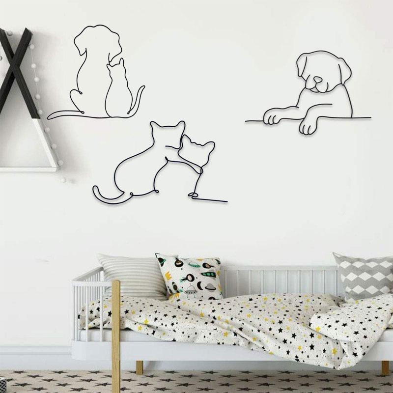 Hot-Selling Metal Animal Wall Art: Iron Craft Decor for Home