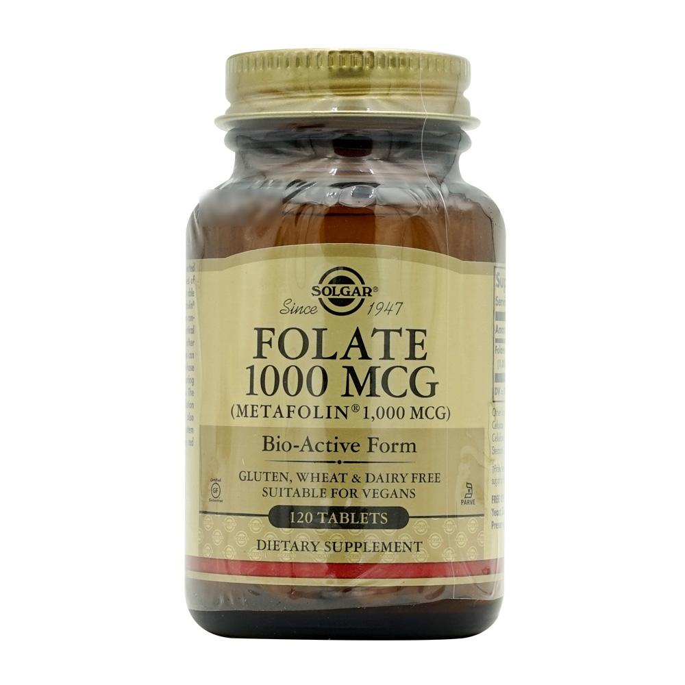 

Фолієва кислота (Метафолін) 1000 мкг, 120 табл