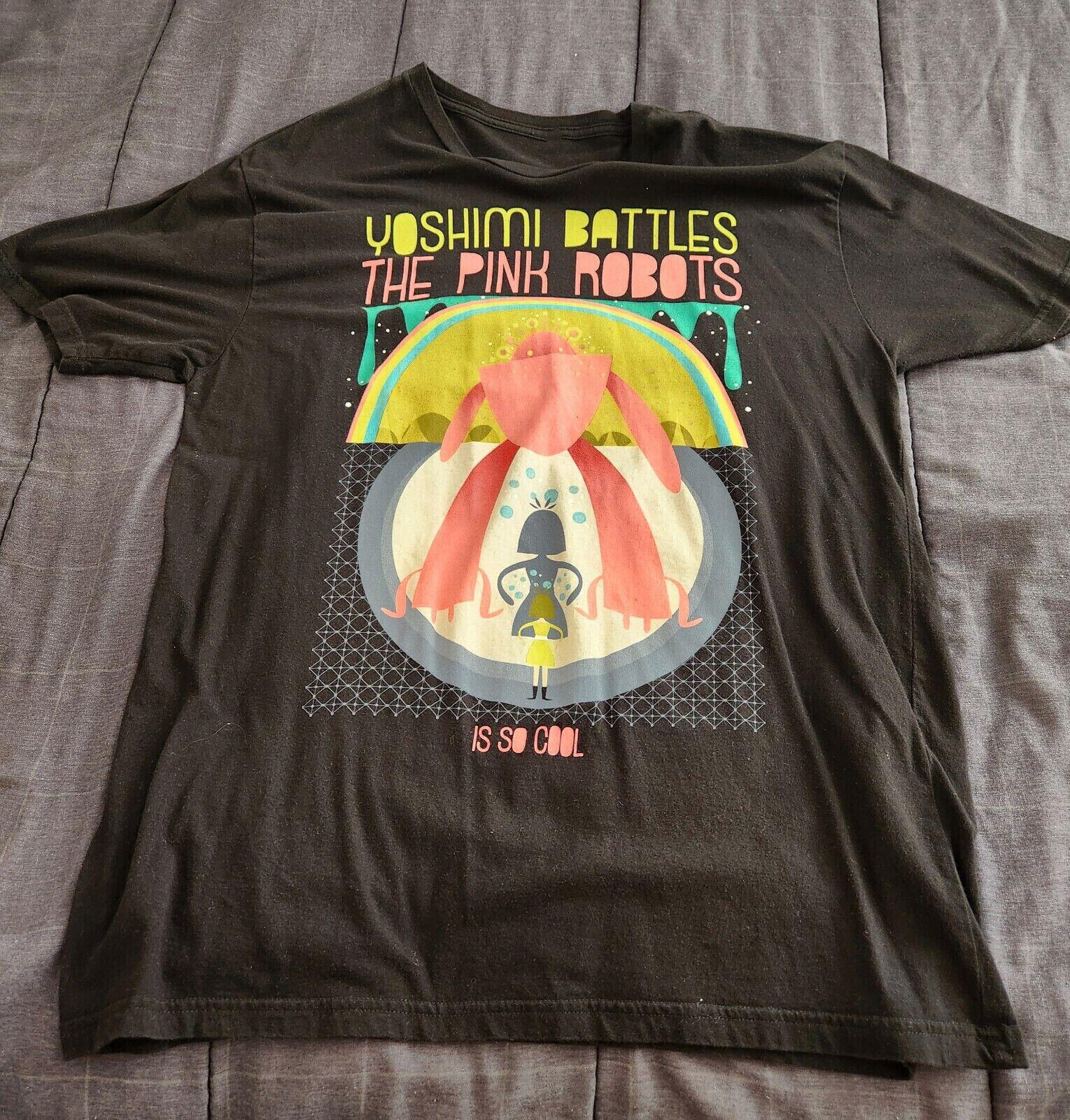 The Flaming Lips Yoshimi Battles the Pink Robots Tee Shirt BS007 XXXL