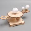 DIY Three Ball Astronomy Puzzle Toy for Kids - Science Technology Experiment Materials Gift Educational Student Activity Toy
