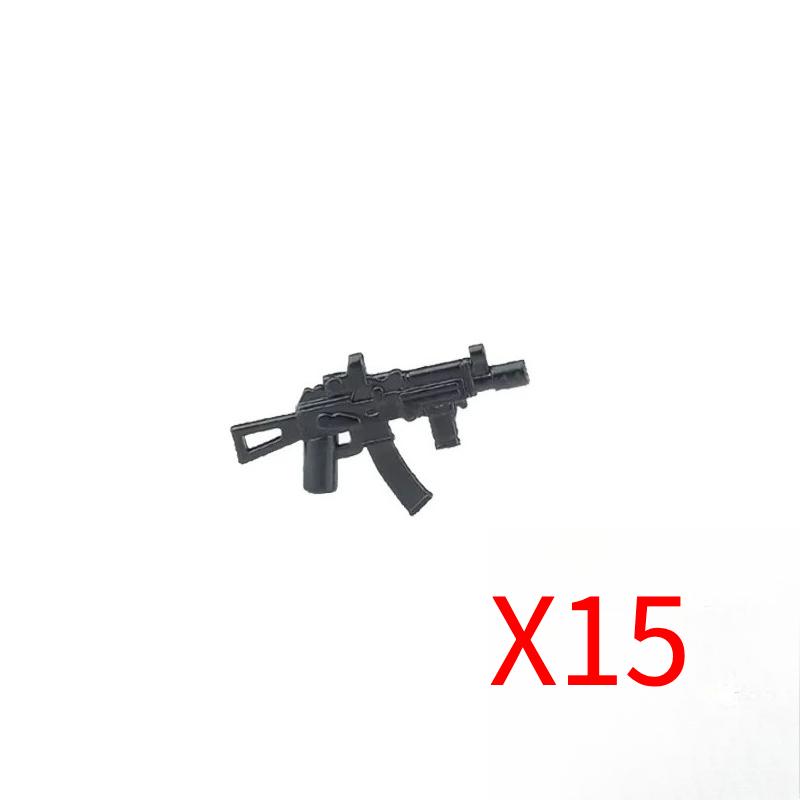Military Soldiers Figures Weapons Building Blocks Accessories Two-color Guns Assault Sniper Rifles M16 M4 Model Bricks Toy Gift