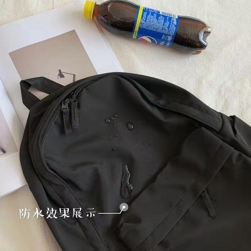 Schultasche Unbedruckte Serie Schultasche mit großem Fassungsvermögen Damen Koreanische Version Harajuku ulzzang Rucksack für Studenten Rucksack für die High School Ins-Stil