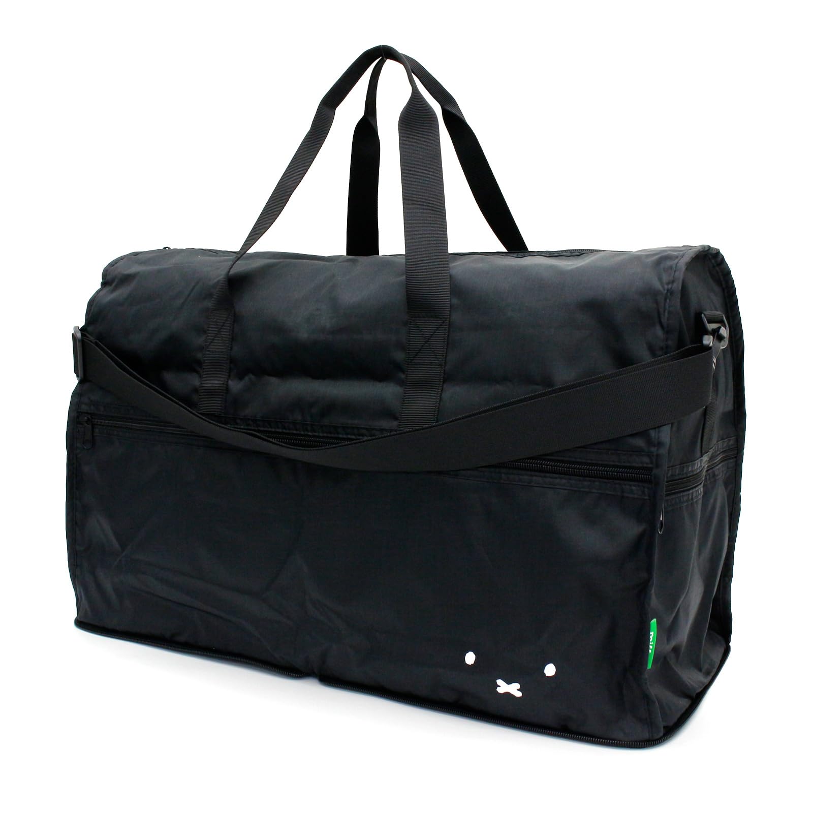 

Hapitas Foldable Boston Bag Carry it on and use it Convenient for 520kg Large Boston Bag Black (Large) - big! travel. Capacity. B98, Face.
