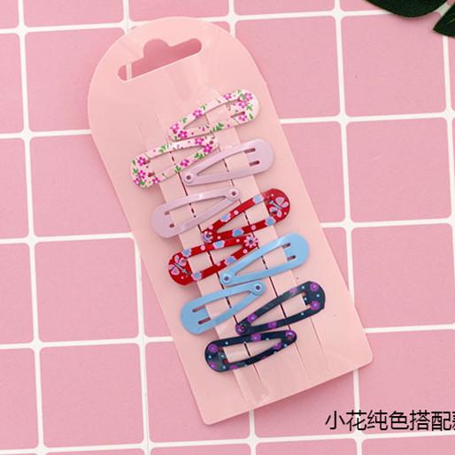 New Mini Printed Children BB Clip Cute Small Hairpins Girls Kids Hair Clips Pins Accessories Barrettes Headdress Hairclip