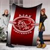 AFC Ajax printed throw blanket—soft,warm;versatile blanket for all seasons—perfect as &air-conditioning throw,nap blanket
