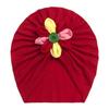New Children's Button Flower Pullover Hat, Creative and Comfortable Baby Hat, Thin Baby Cap