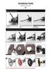 Electric Hand Drill Set with Drill Bits for Woodworking & Household Tasks