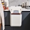 Hanging Kitchen & Bathroom Trash Can with Slide Cover - Wall-Mounted, Sealed Waste & Storage Bin