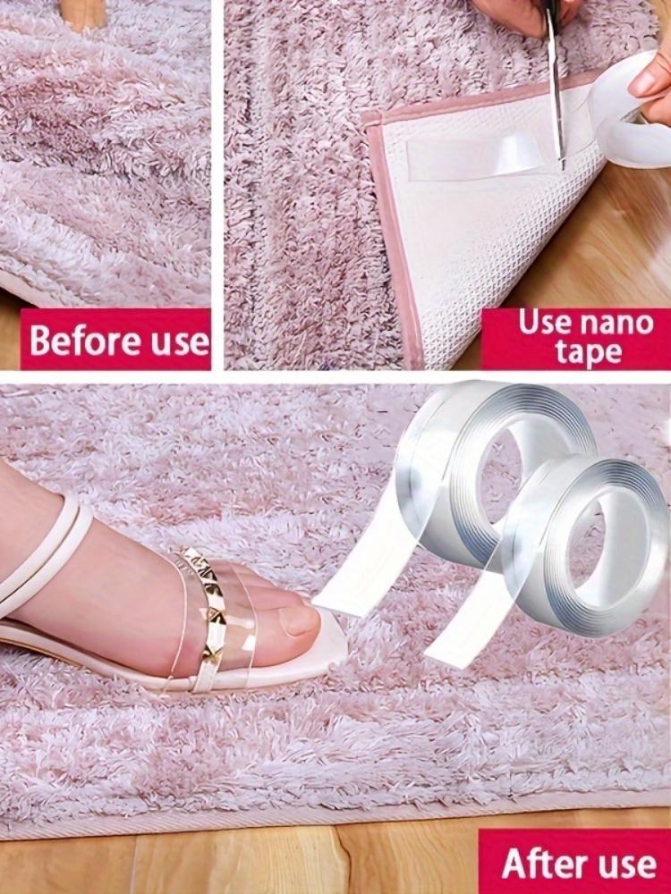 1mm*20mm*5mMultifunctional Double Sided Adhesive Tape Waterproof Reusable Wall Stickers Transparent Strong Sticky